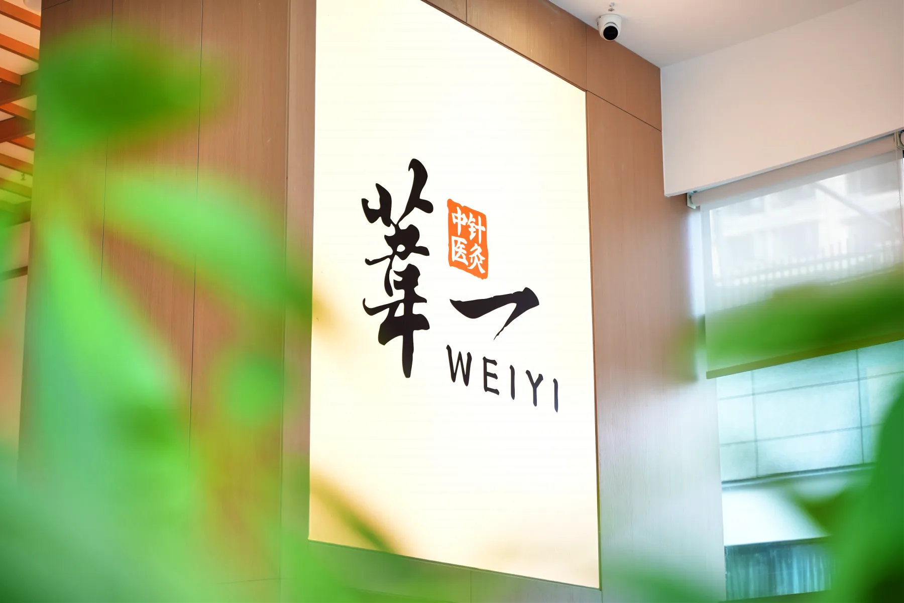 苇一针灸中医馆品牌墙